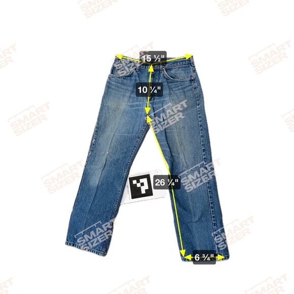 Vintage Lee Stonewashed Light Blue Jeans 34x30 Mens Union Label 100% Cotton USA - Picture 12 of 12